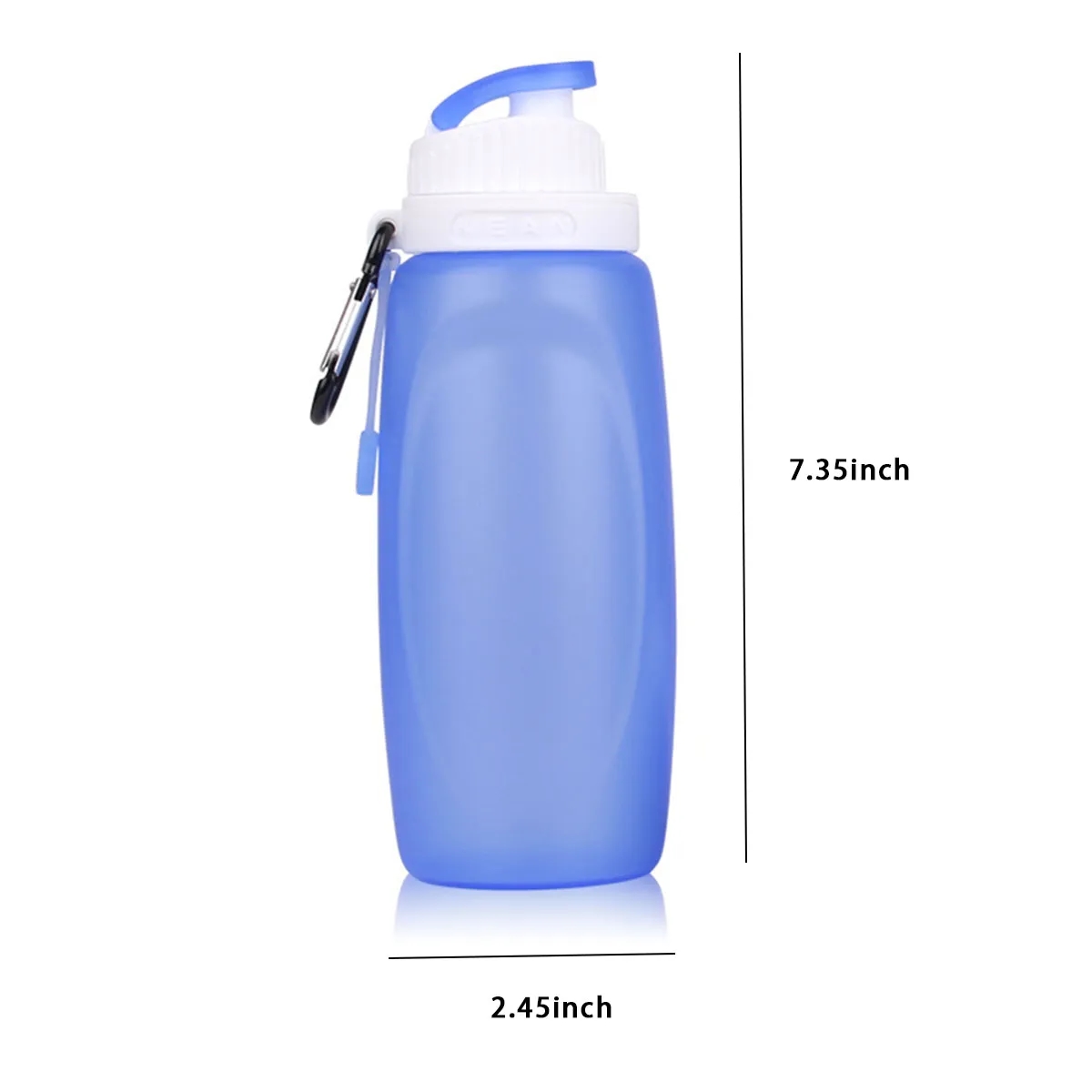 Collapsible Silicone Leakproof Portable Water Bottle 3