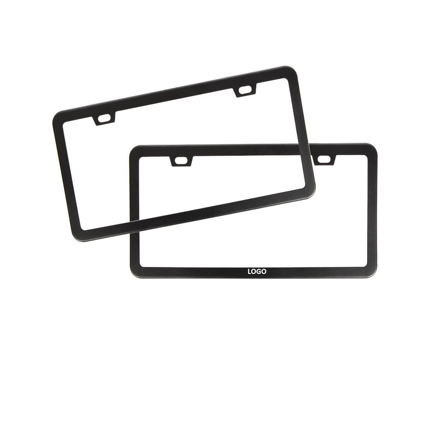UV Protection Plastic License Plate Frame 2