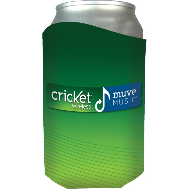 Curve can cooler with Four Color Process Imprint