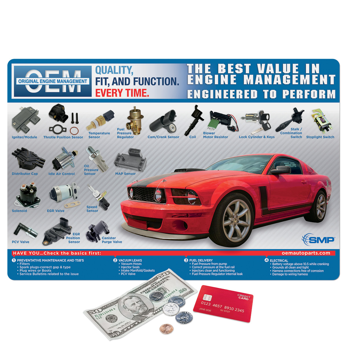 Vynex Barely There Ultra Thin Counter Mat-12"x18"x.020"