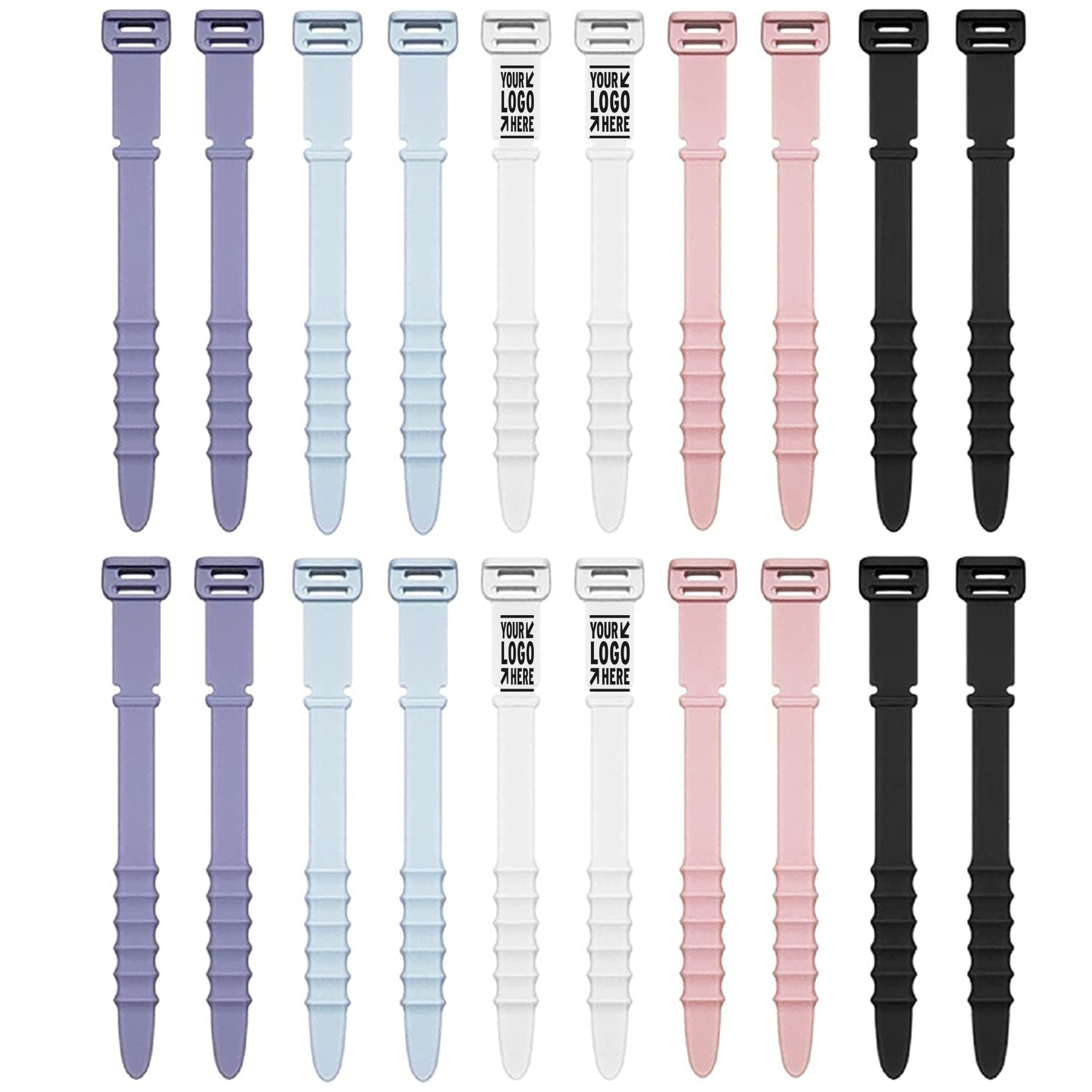 Reusable Silicone Zip Ties 1