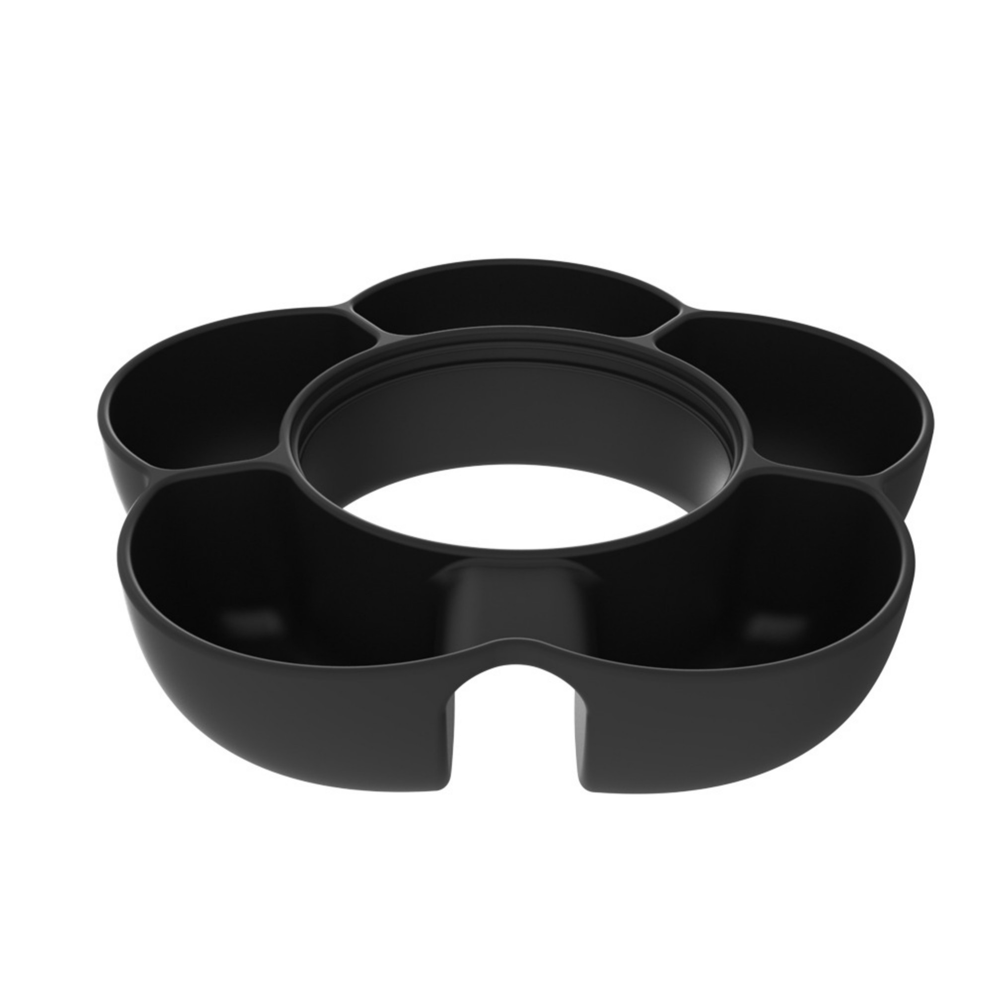 5 Compartment Silicone Snack Tray 8