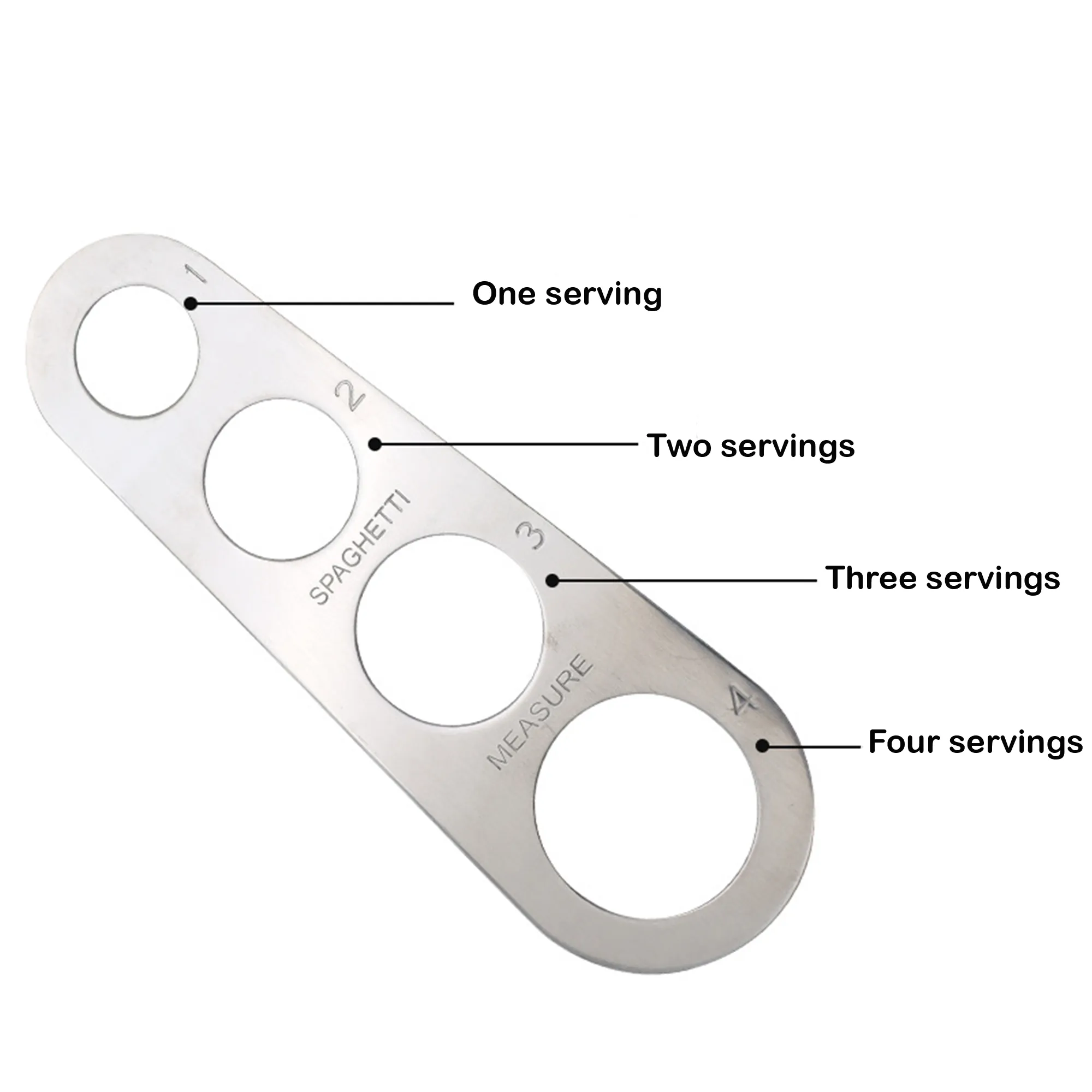 Stainless steel spaghetti measuring tool 4