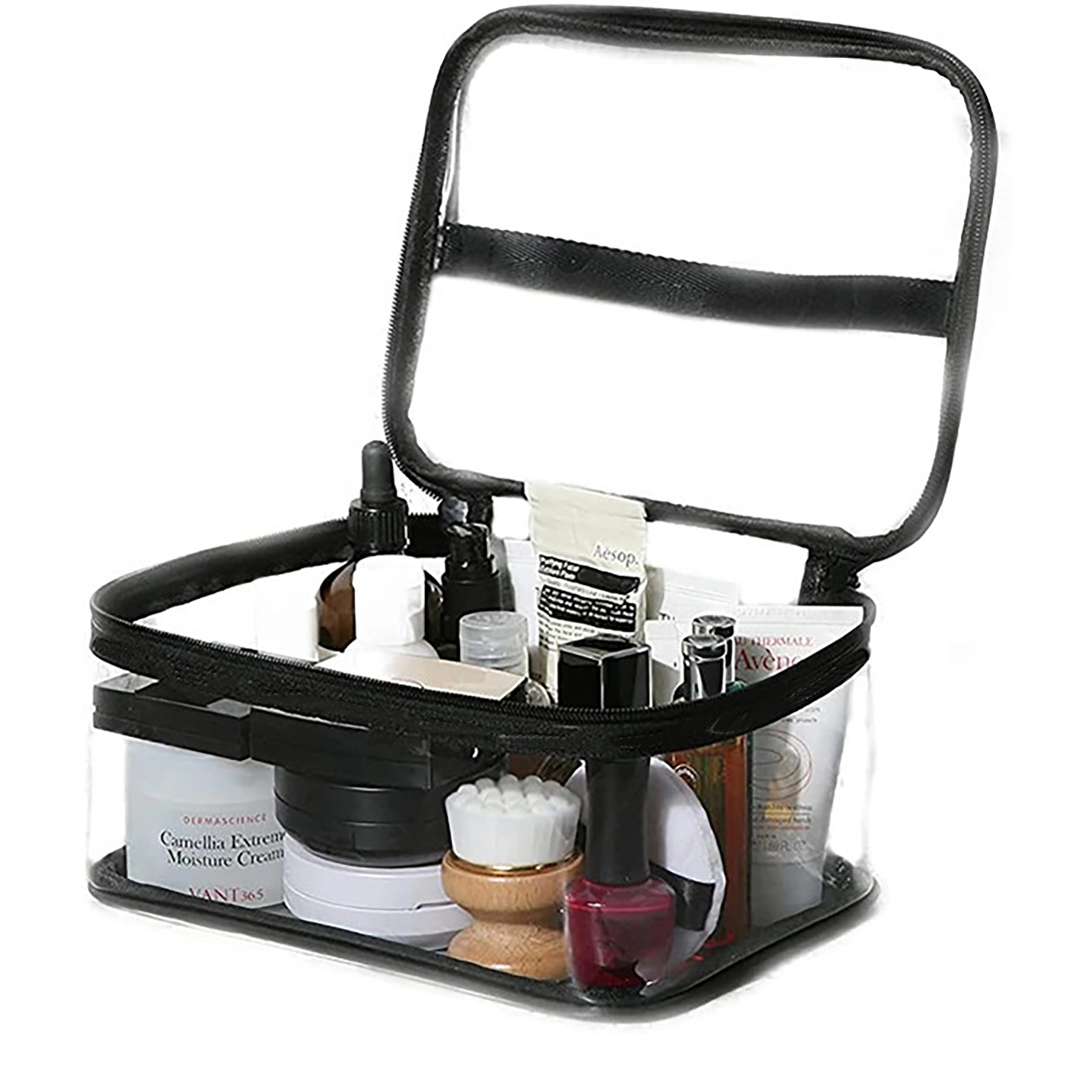 Clear Makeup Zipper Bag 2