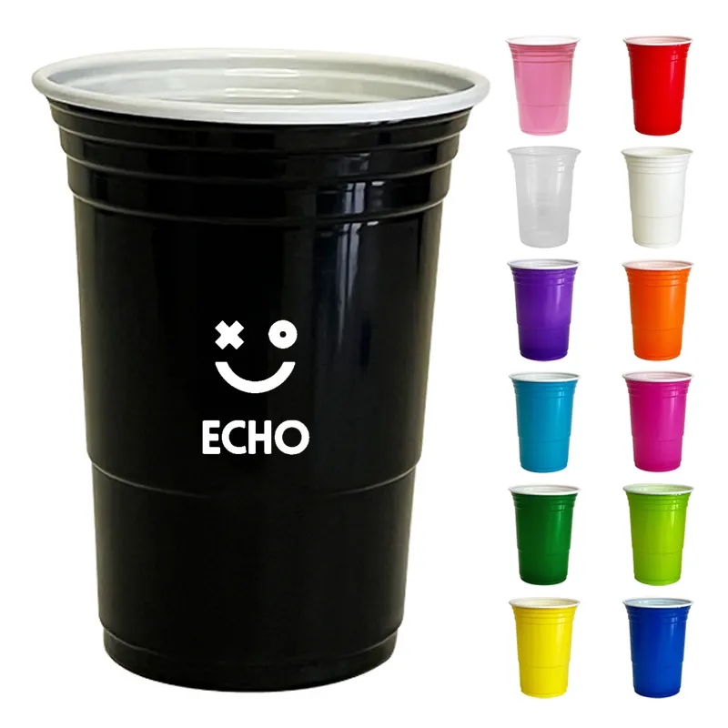 Disposable Plastic Party Cup - 16 Oz 1