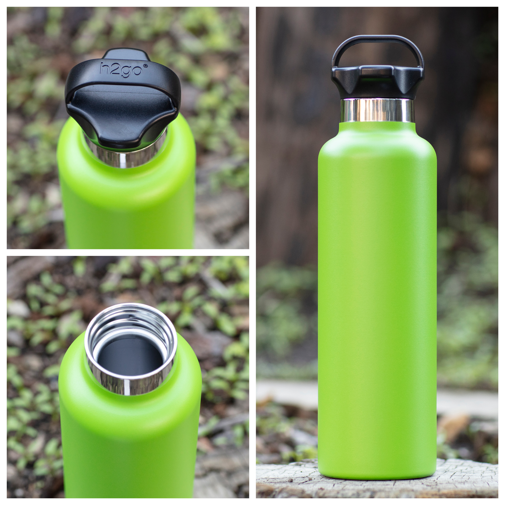 24 oz h2go ascent - powder 29