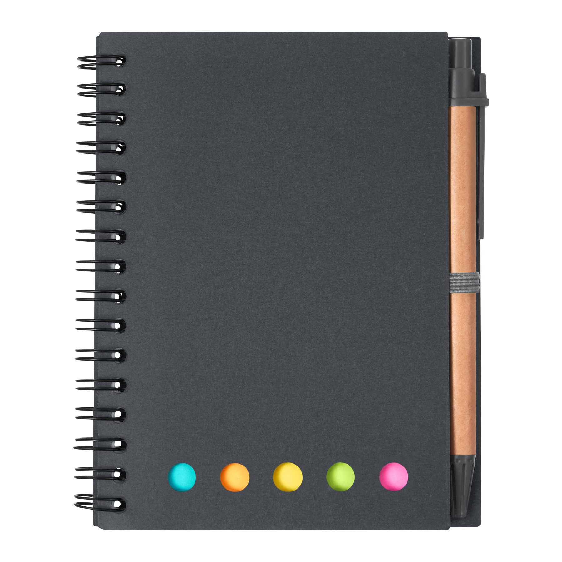 Spiral Notebook With Pen And sticky Notes 13