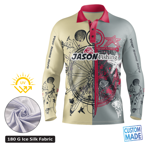 Sublimation 180G Ice-Silk Interlock UPF 50+ Long Sleeve 3