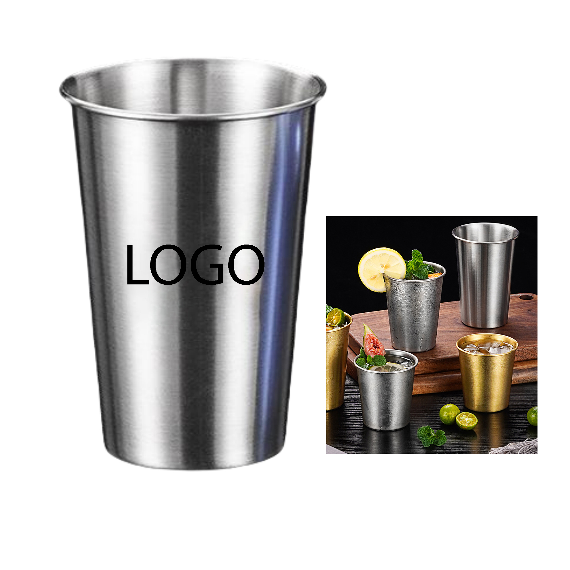 16oz Stainless Steel Cup 1