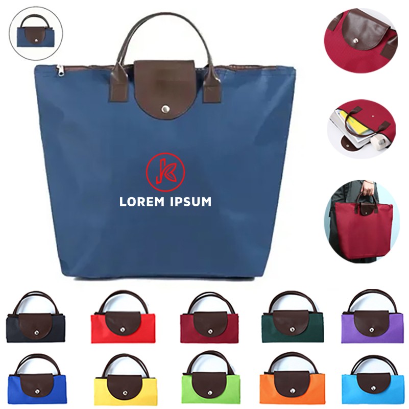 Oxford Fabric Foldable Travel Bag, custom tote bag with logo imprint 2