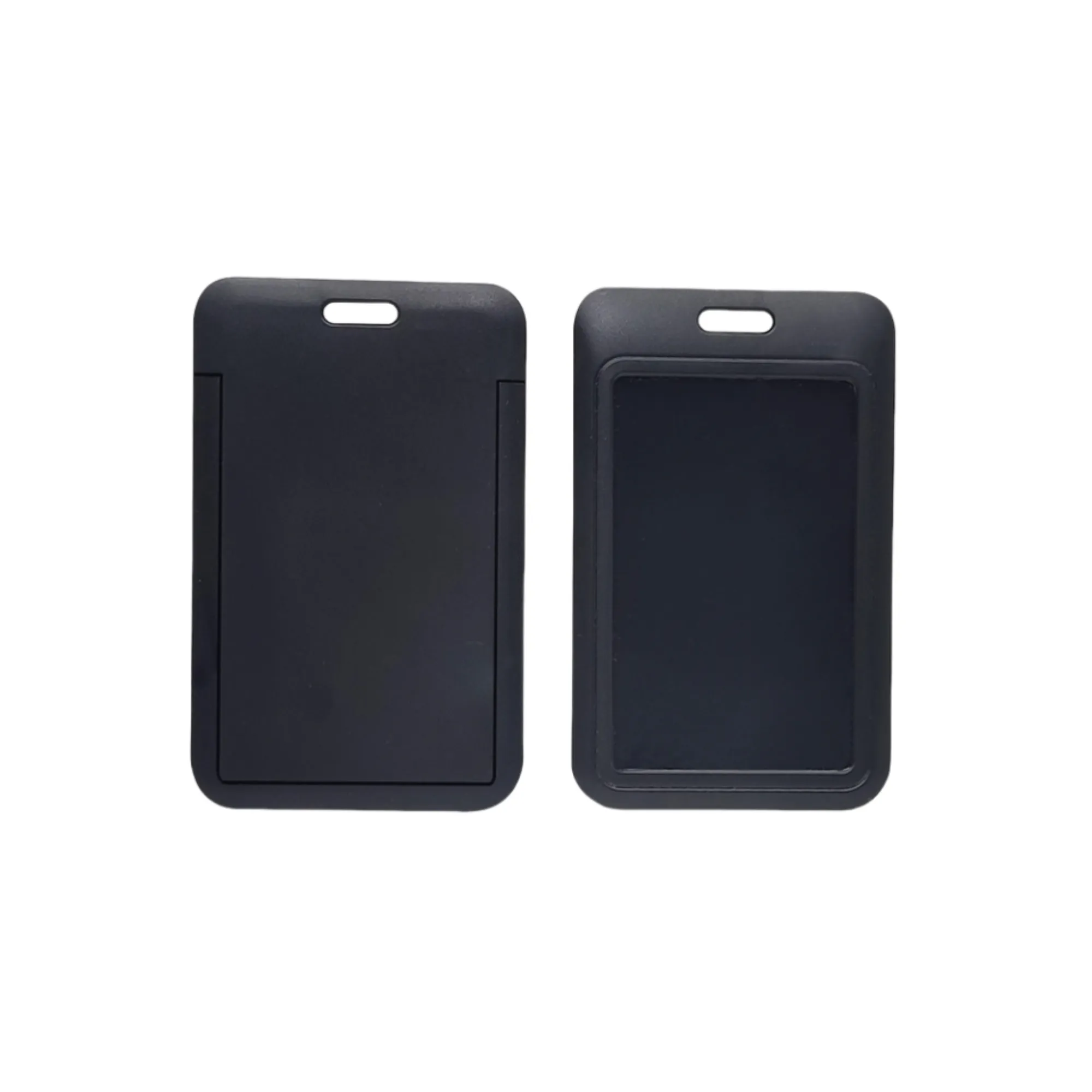 Slide Open Plastic Portrait Lanyard Card Holder 14