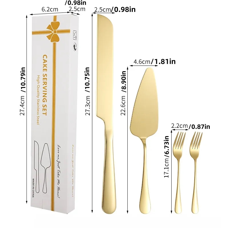Wholesale Personalized Cake Knife and Server Set 17