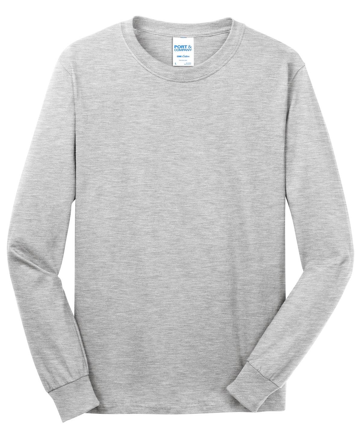 Port & Co Long Sleeve Core Cotton Tee. PC54LS 230