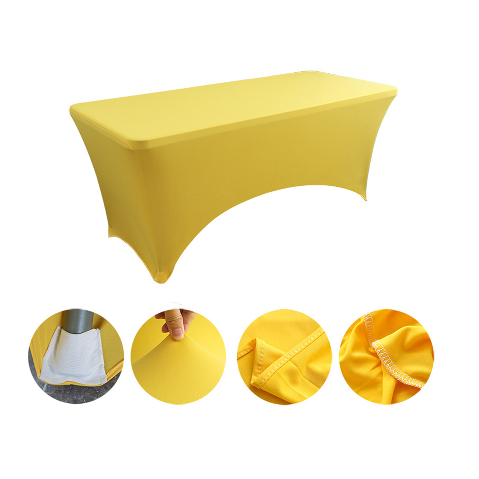 Six Foot Full Color Spandex Fitted Table Cover 10