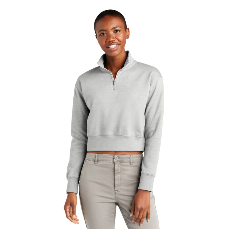 District Women's V.I.T. Fleece 1/2-Zip, custom hoodie or sweatshirt with logo imprint 2