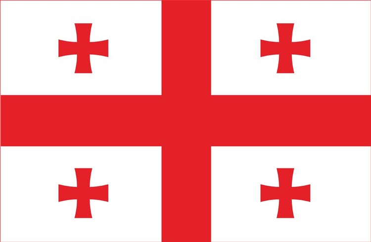 Georgia Flag - 4' x 6' - Nylon 1