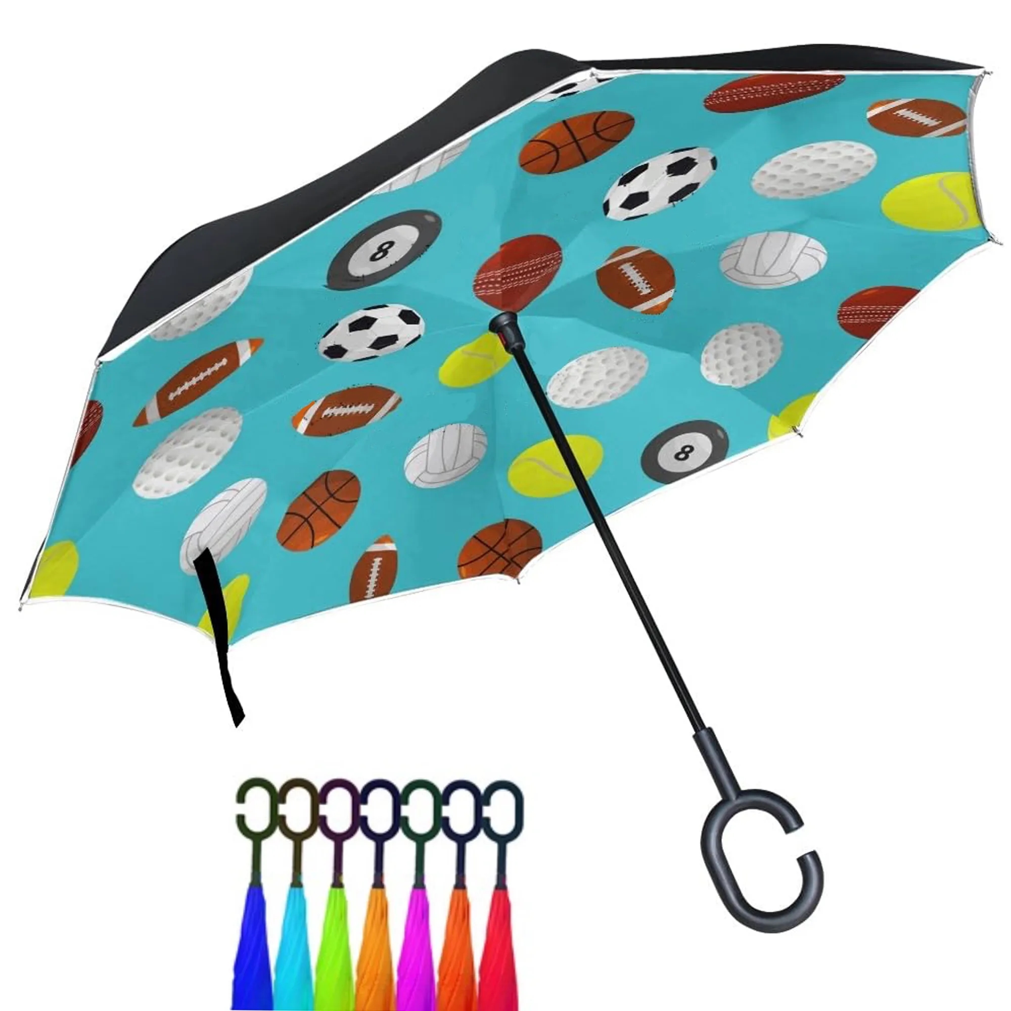 49" Full Color Inverted Umbrella 1