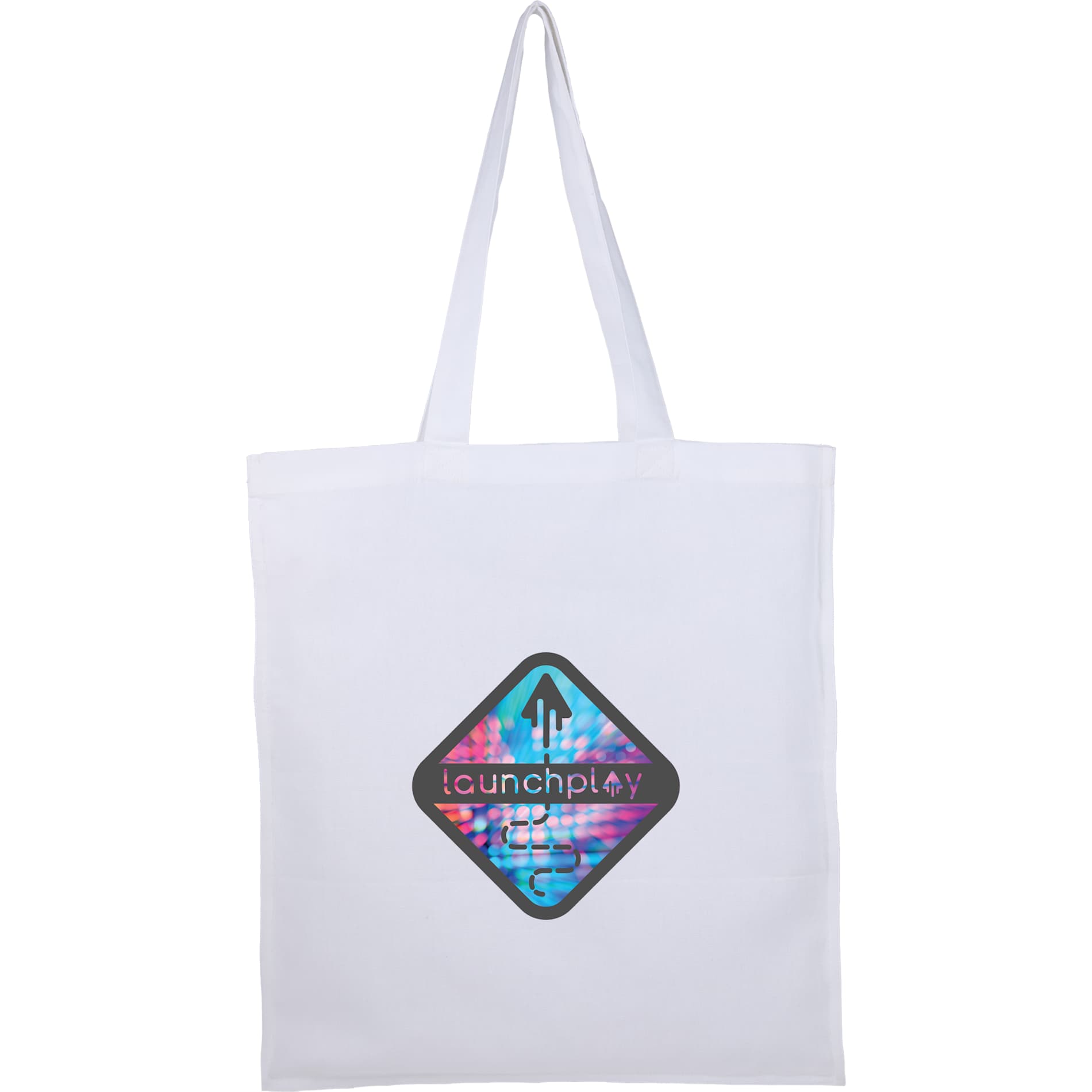 Double-Stitched 8oz Organic Cotton Tote, custom tote bag with logo imprint 53
