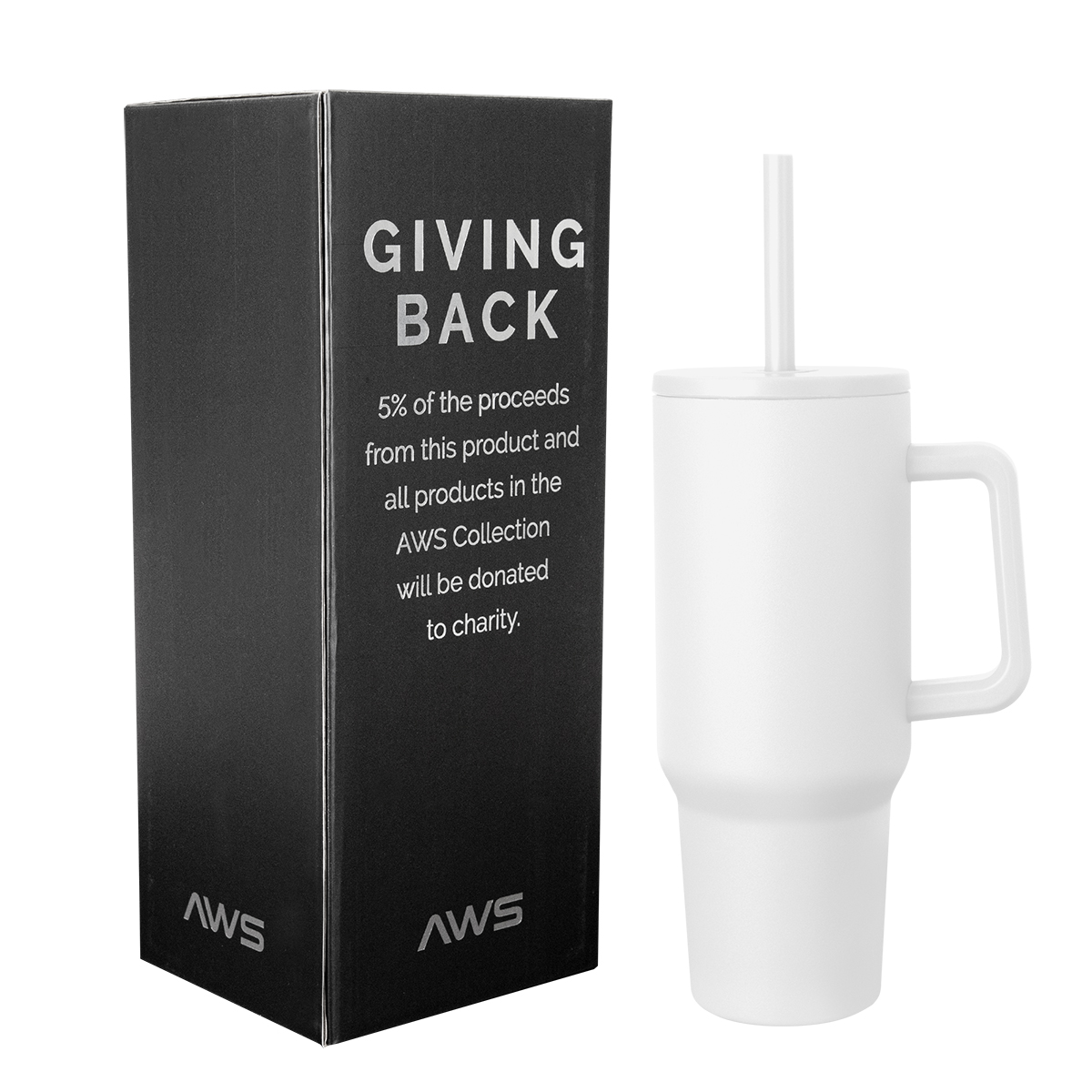 40 Oz. AWS Jackson Intrepid Stainless Steel Tumbler 16