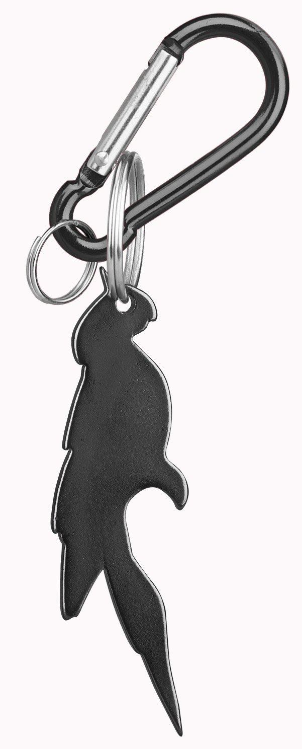 Parrot Shaped Bottle Opener Key Holder and Carabiner 5