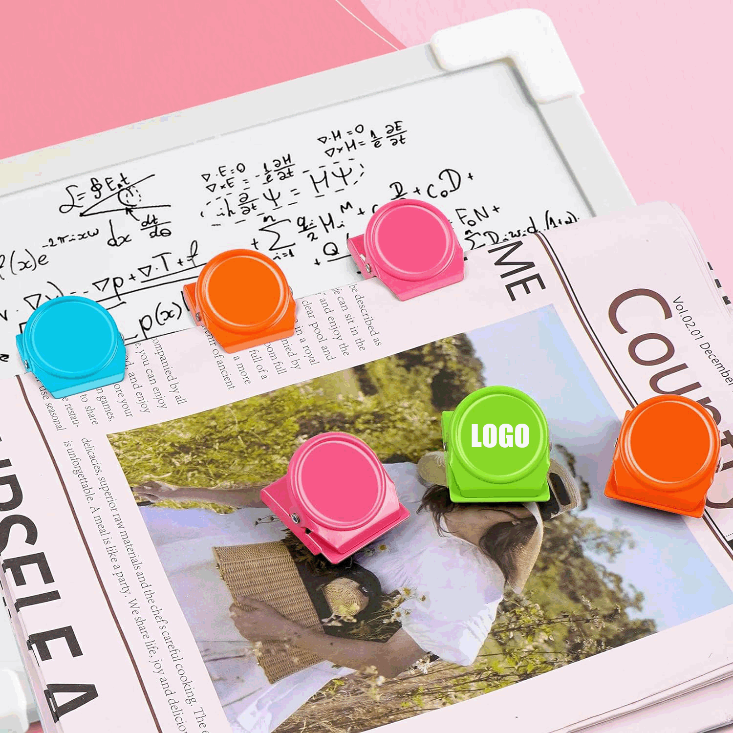 Fridge Magnet Clips/Refrigerator Whiteboard Wall Fridge Memo Note Paper Clips 1
