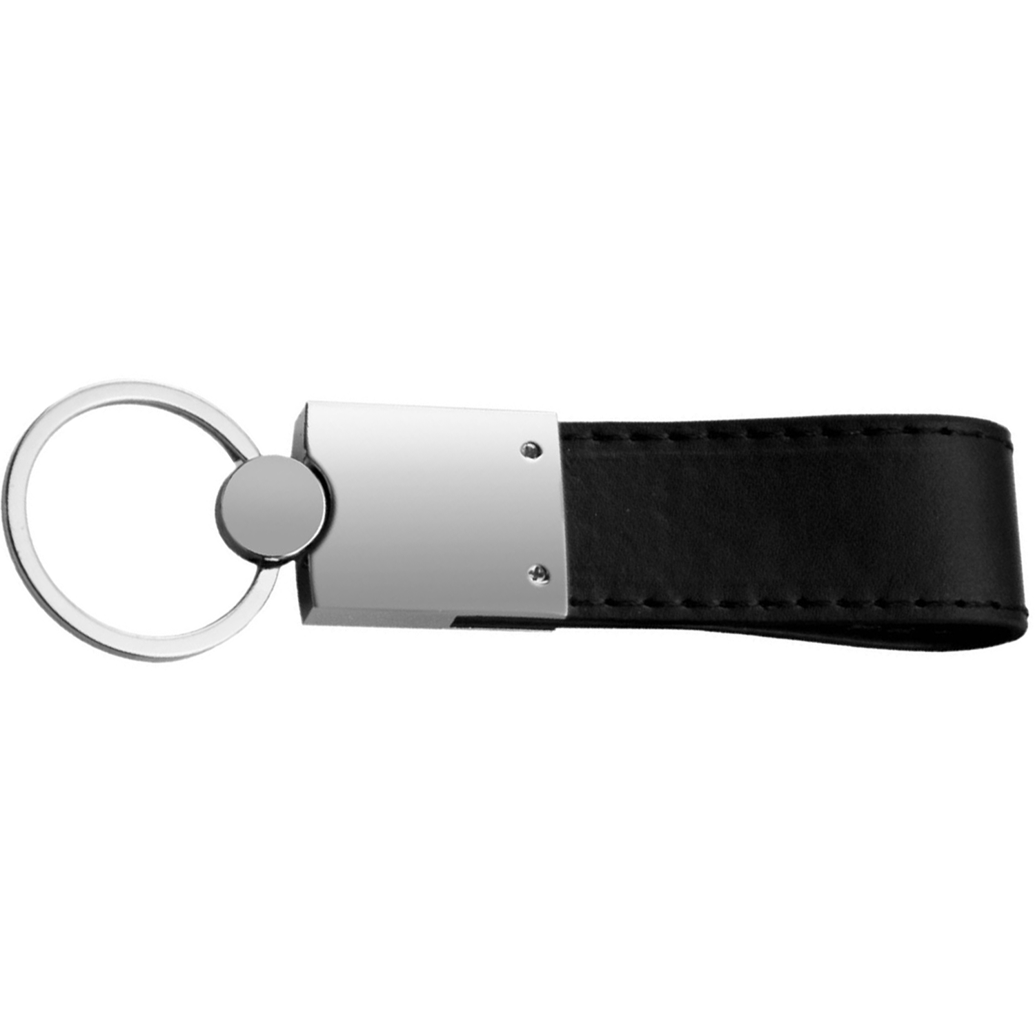 Zinc Alloy PU Leather Car Keychain 2