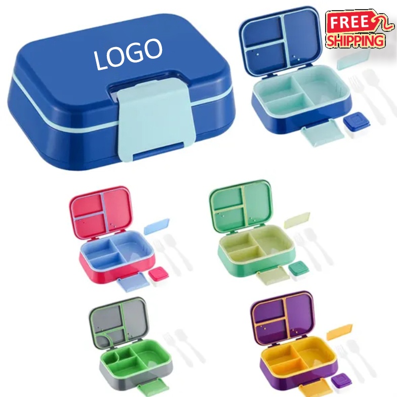BPA Free Bento Lunch Box with Utensils 4
