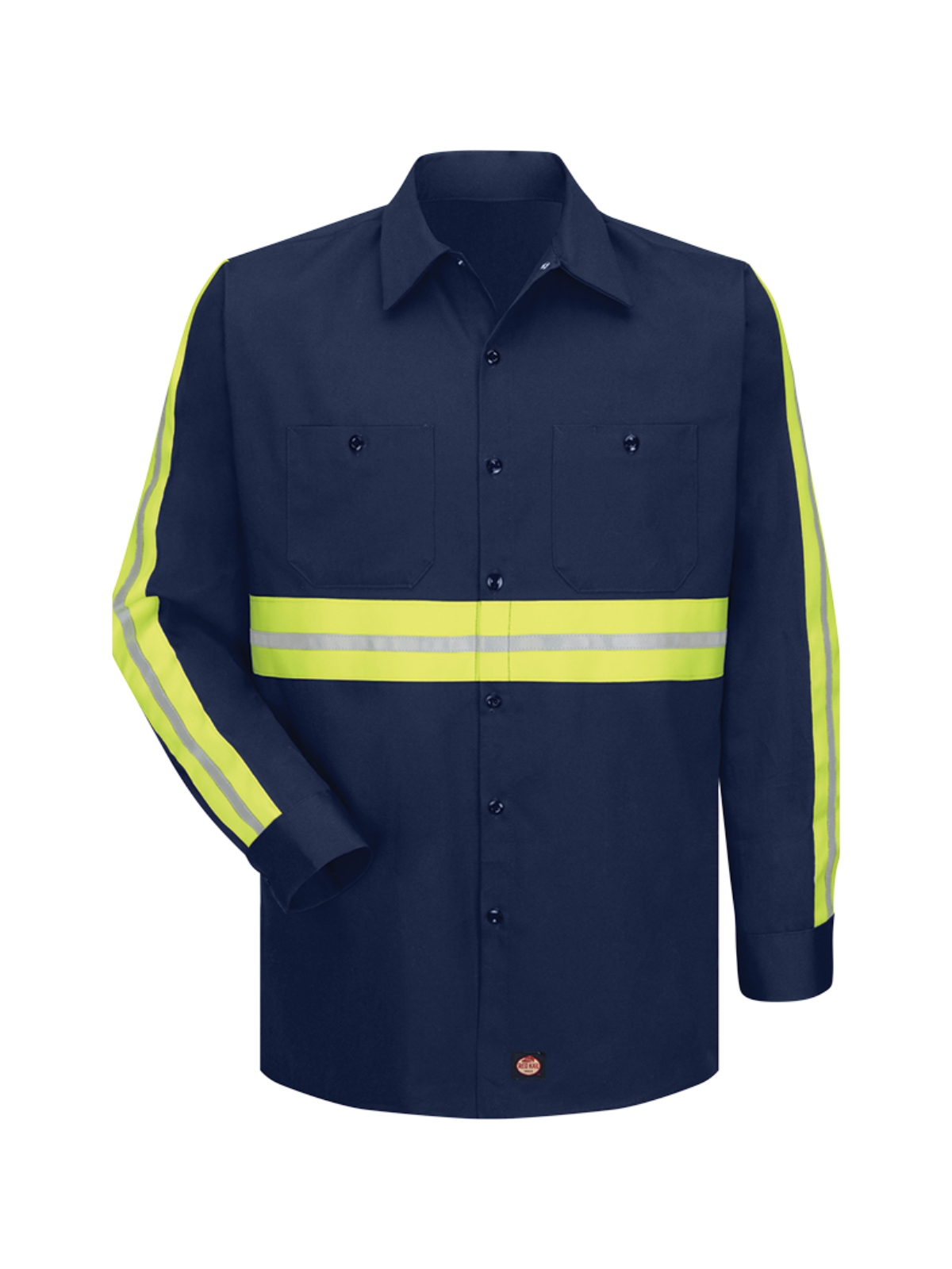 Red Kap Shirts - Men's Long Sleeve Wrinkle-Resistant Cotton Work Shirt 19