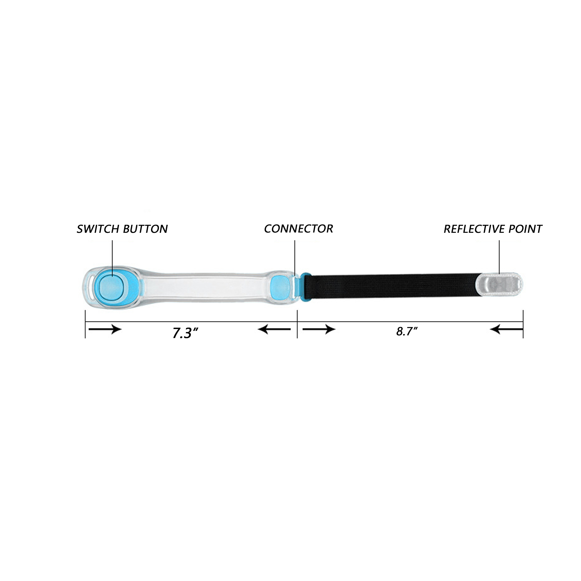 Led Luminous PVC Arm Strap 2