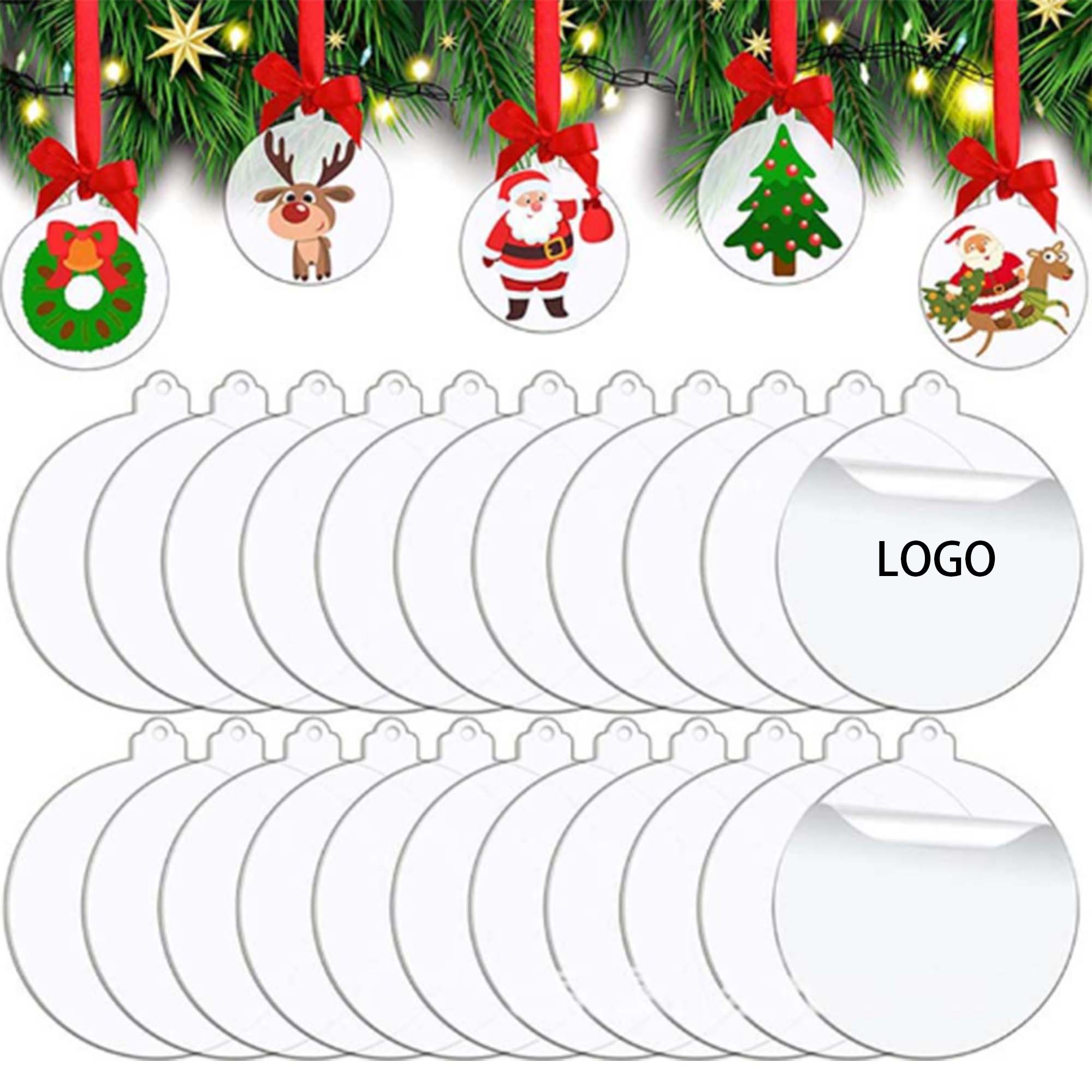 Christmas Round Acrylic Hangtag 3