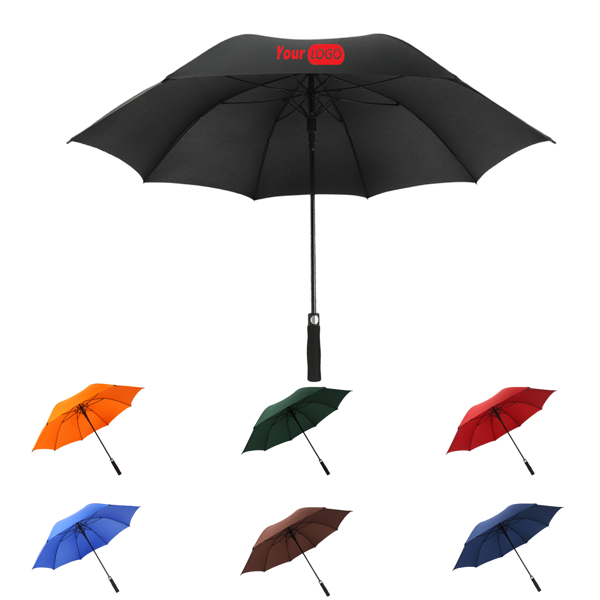 Single-Person Windproof Straight Umbrella 3