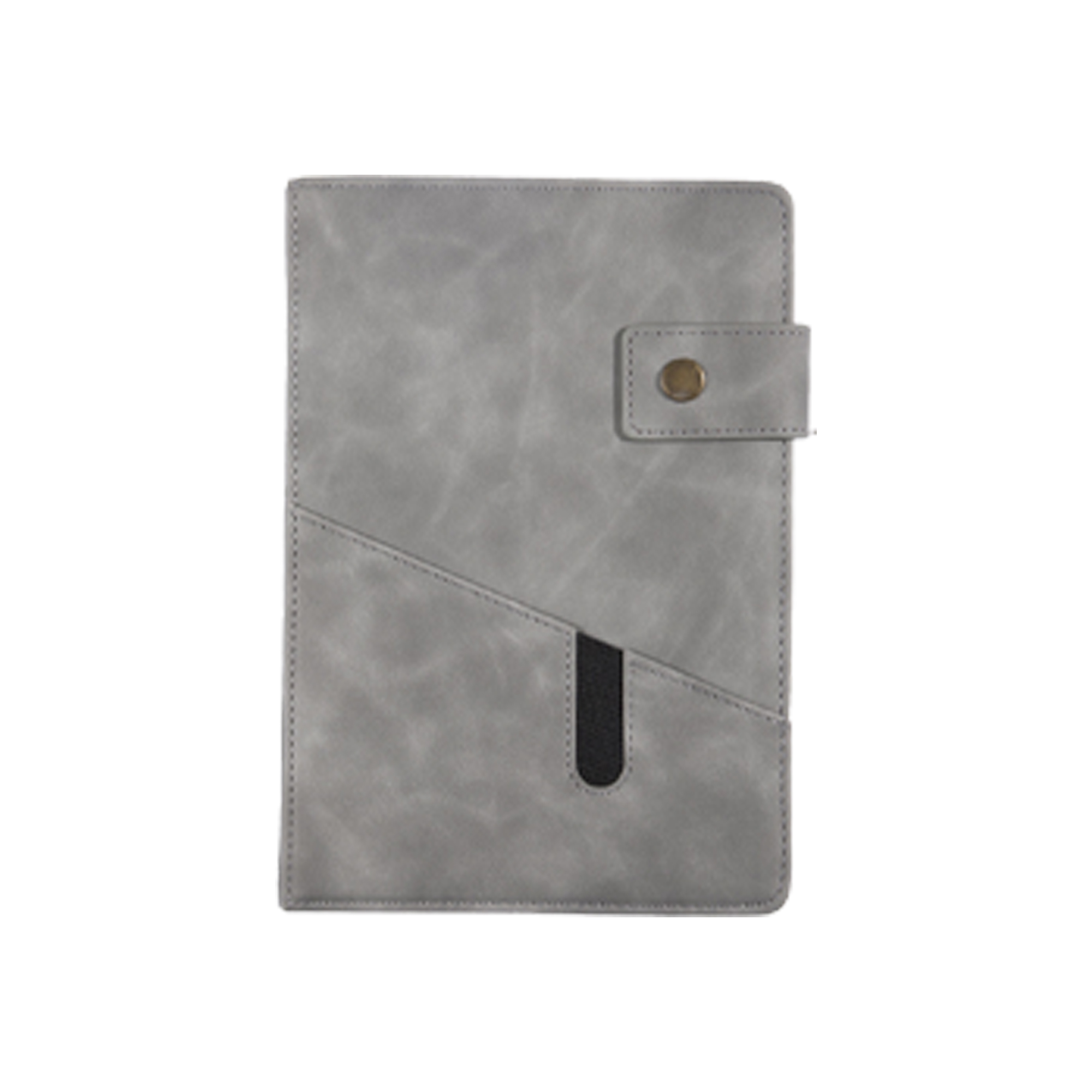 Polyurethane Customizable Leather Notebook Cover With Multi-Functional Pockets 11