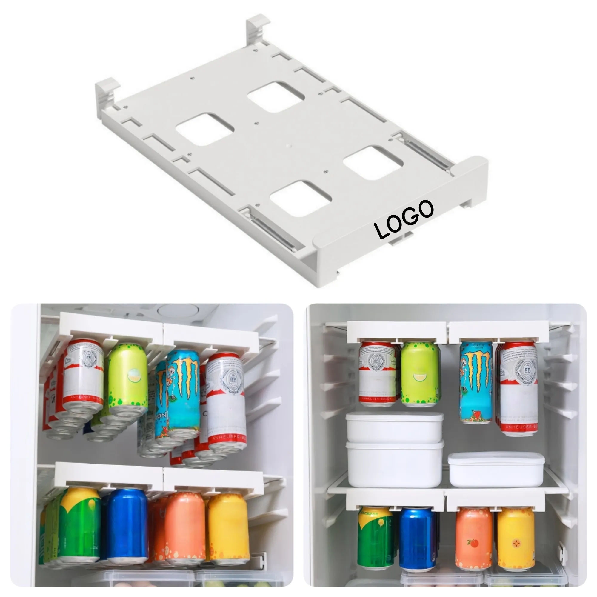 Fridge Can Organizer Storage Rack