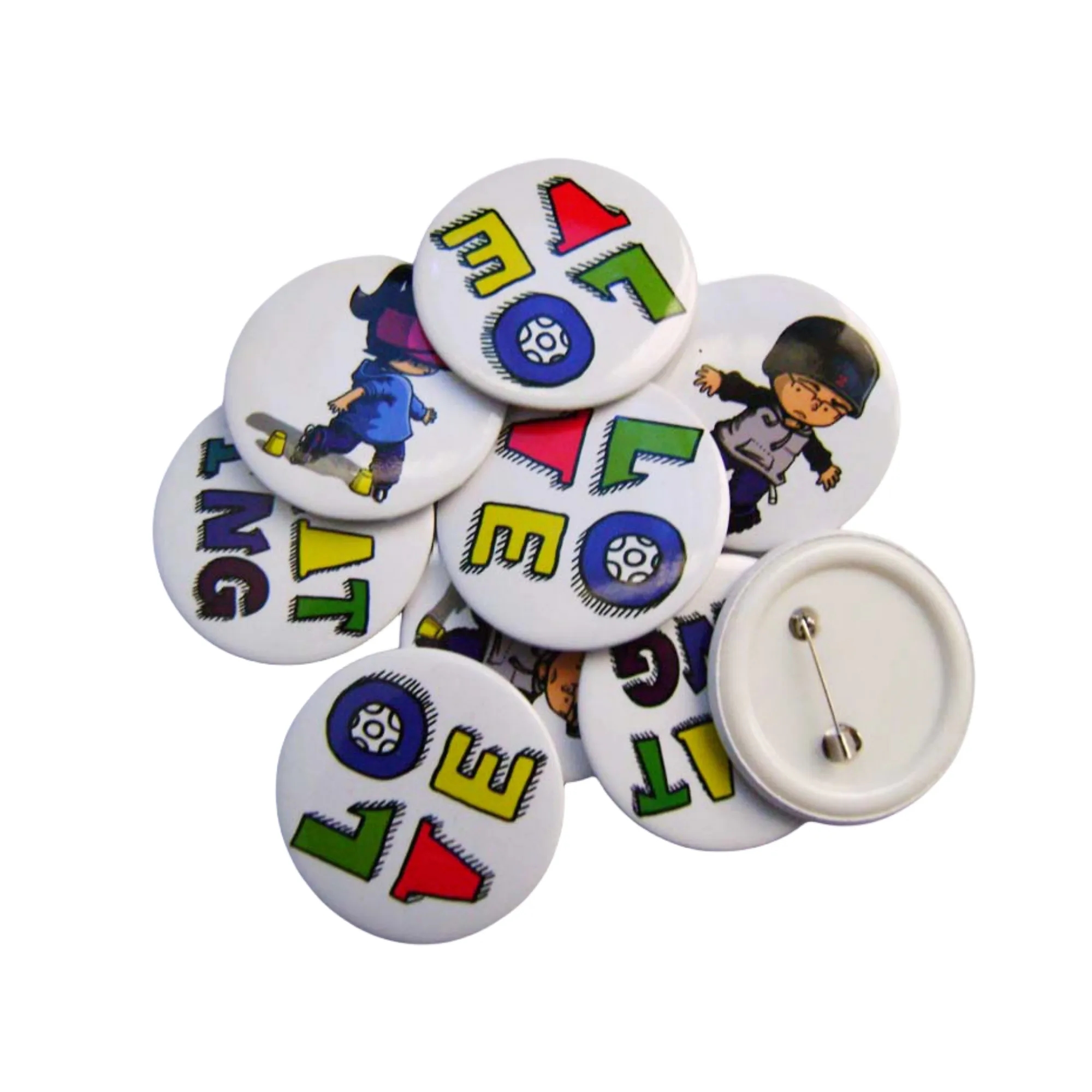 Custom Promotional Round Badge Brooch Metal 3