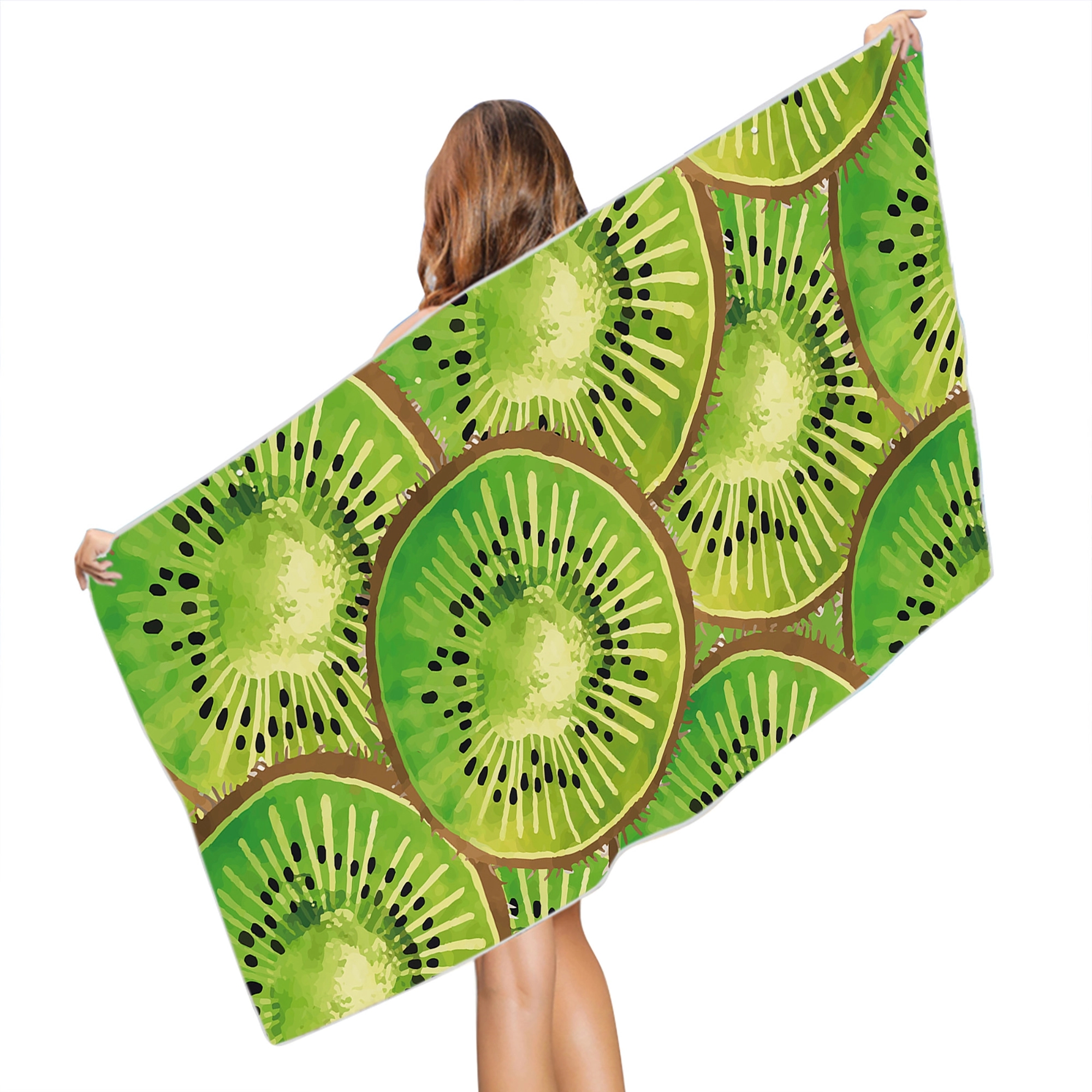 MOQ 50pcs Cute Tropical Fruit  Microfiber Beach Towel 6