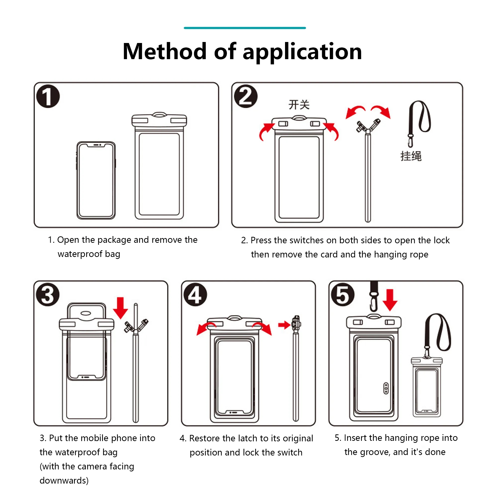 Touchscreen Mobile Phone Waterproof Bag 9