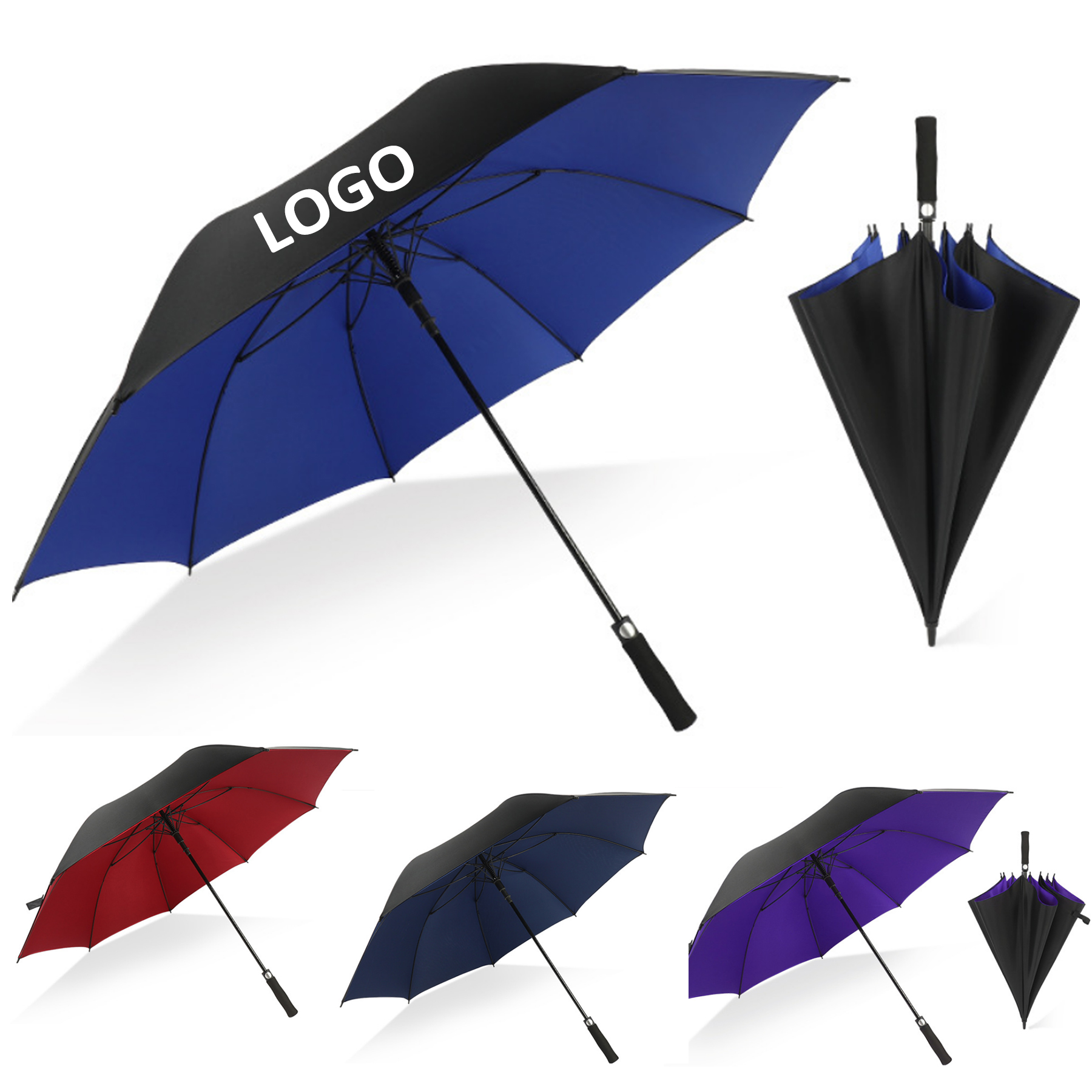 Double Cover Layer Golf Umbrella 2