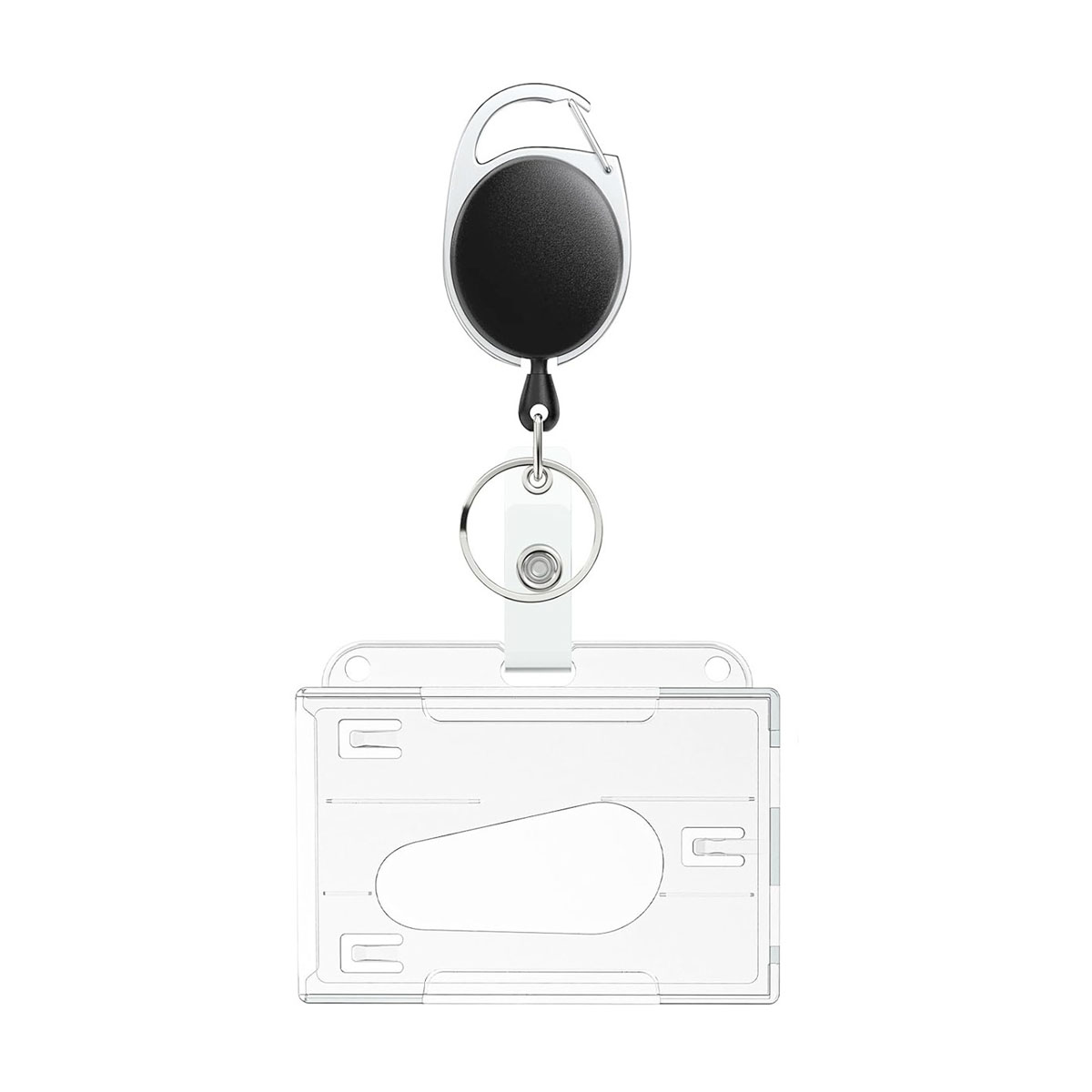 ID Card Holders Set with Clip 4