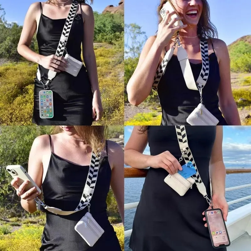 Phone Strap with Zippered Pouch 5