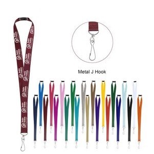3/4" Dye Sublimated Lanyard With Metal J Hook 2