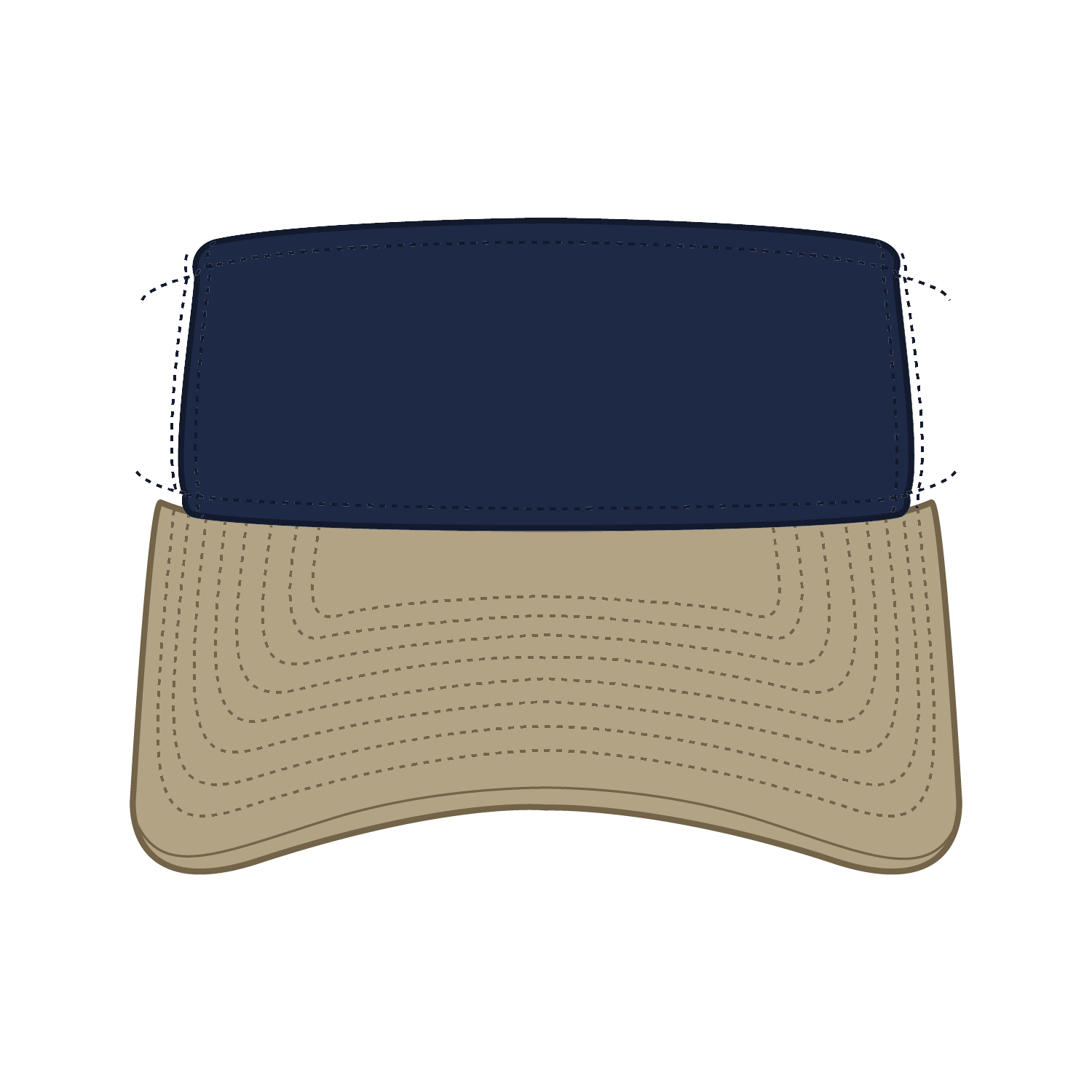 OTTO CAP® OTTO FLEX® Fitted Sun Visor 21