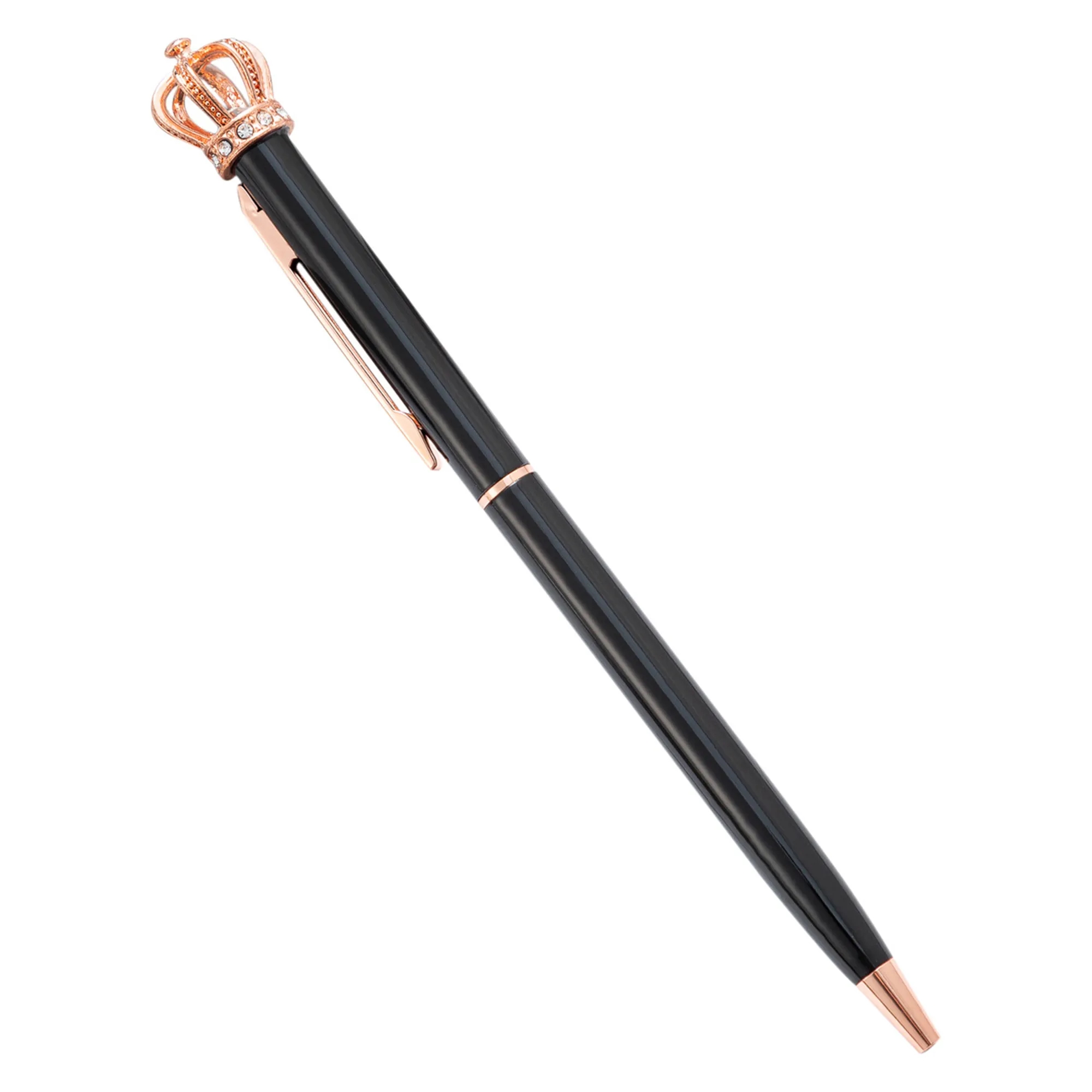 MOQ 50 Crystal Crown Shape Ballpoint Pen 5
