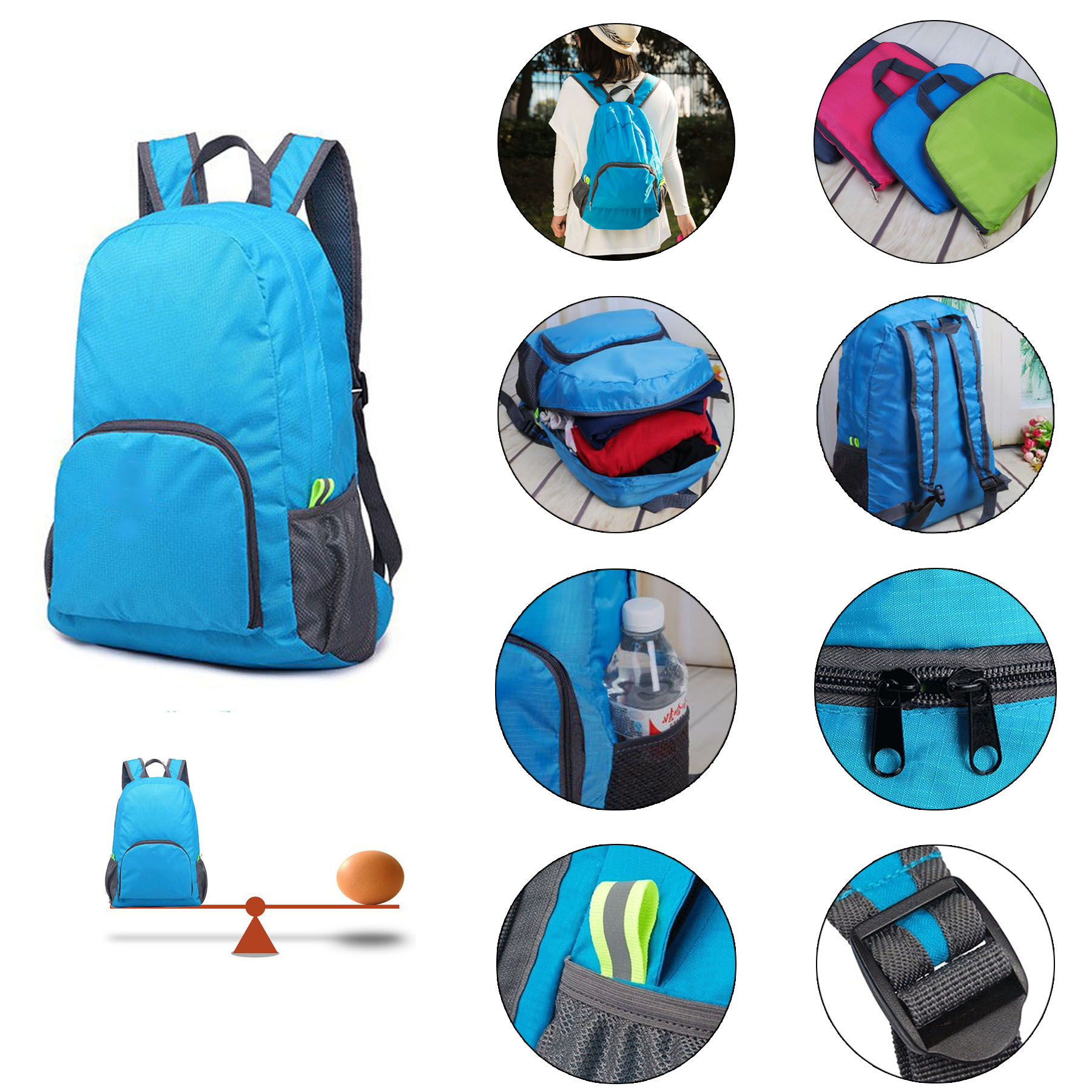 Foldable Lightweight Outdoor Backpack 2