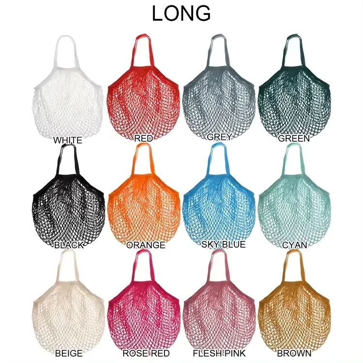 Cotton Net Tote Bag, custom tote bag with logo imprint 5