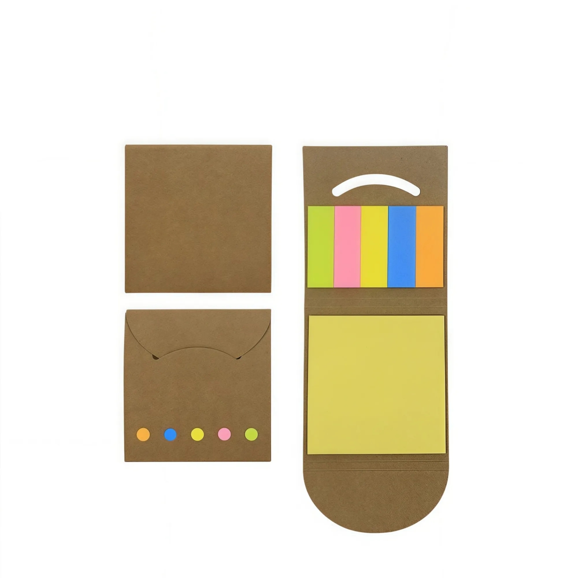 Colorful Sticky Notes and Page Markers Combo Set 10