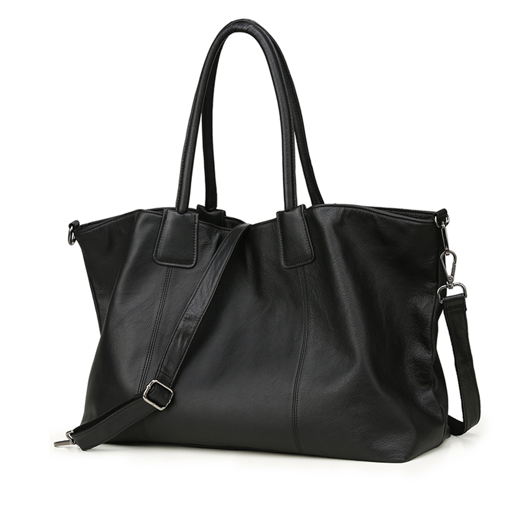 Soft Genuine Leather Top-handle Purse for Women 4
