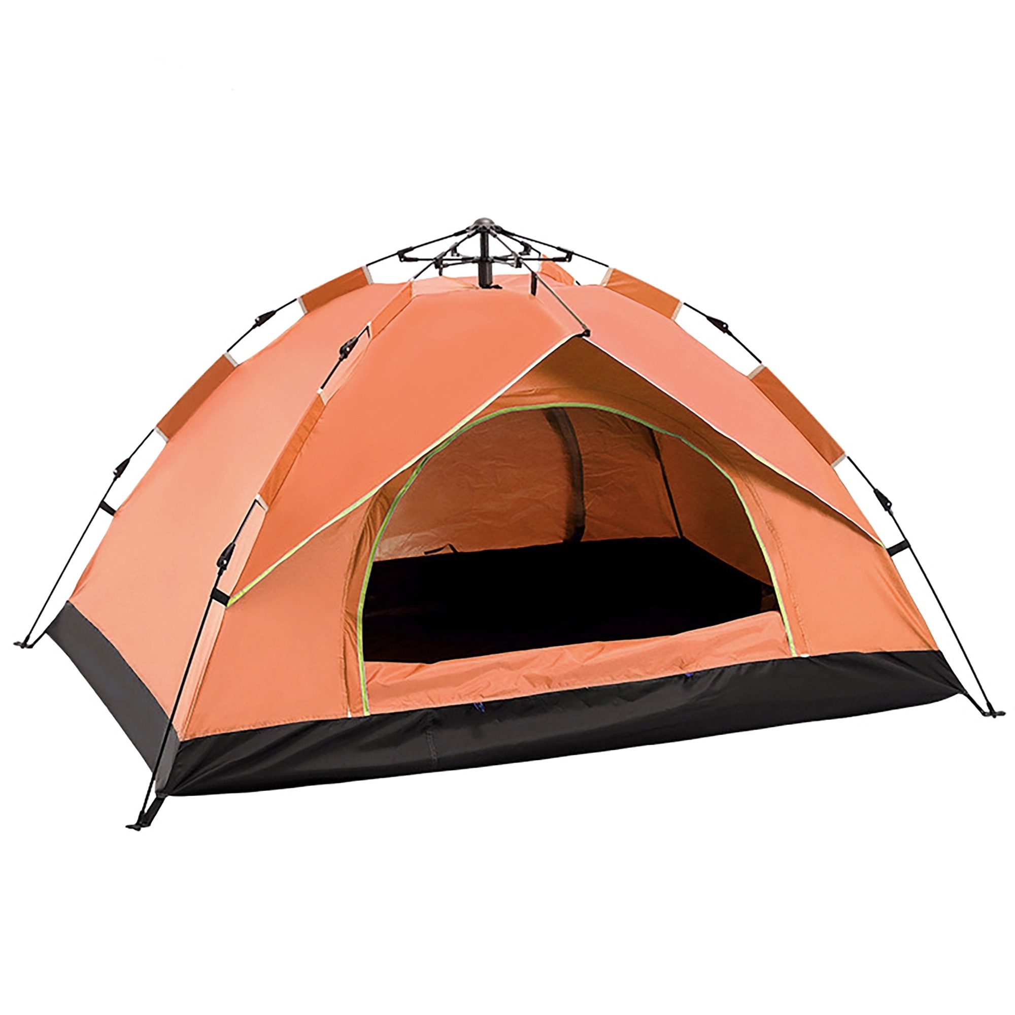 Automatic spring-loaded quick-opening camping tent 2