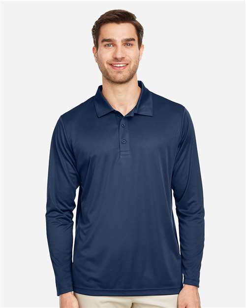Men's Zone Performance Long Sleeve Polo - TT51L 15