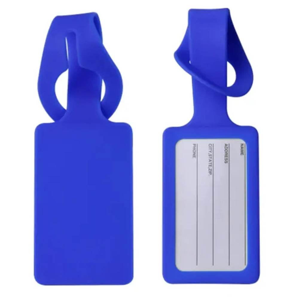 Rectangular Silicone Luggage Tag 8