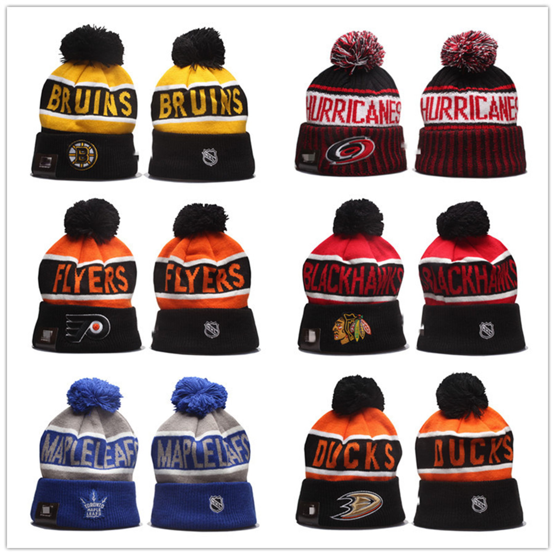 Custom Logo Football League Knit Hat 1